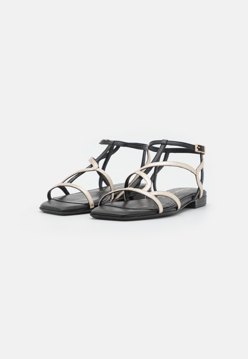 Damen Sneaker | Tamaris Riemensandalette black/light gold/schwarz - WC46450 Damen Sneaker | Tamaris Riemensandalette black/light gold/schwarz - WC46450
