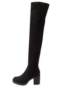 ONLBARBARA LONG SHAFT - Overknee laarzen - black