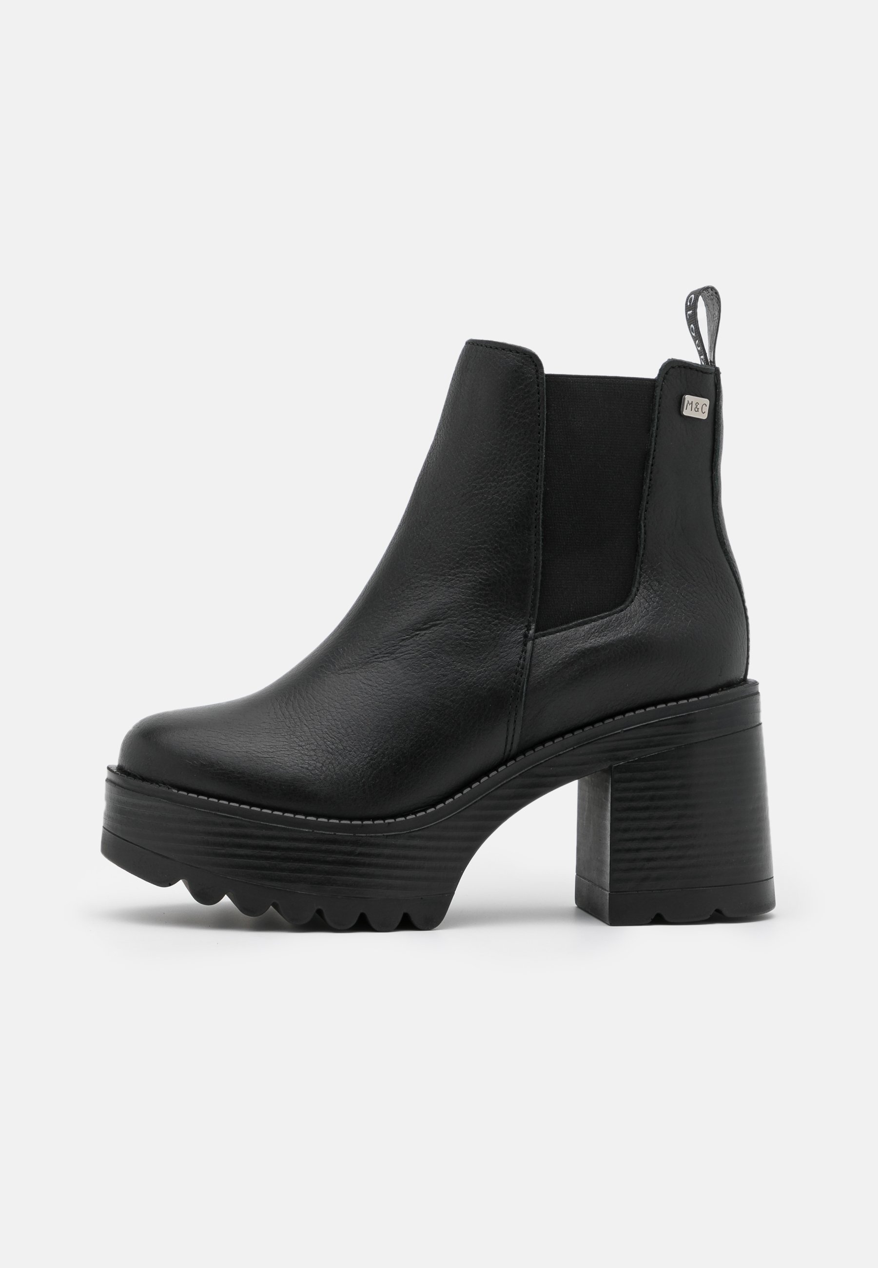 black pointed toe boots