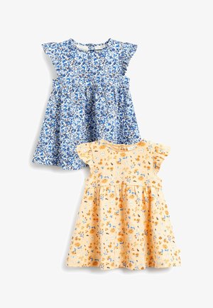 2 PACK - Freizeitkleid - blue yellow ditsy floral