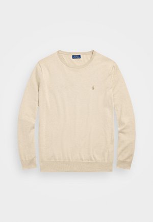 Polo Ralph Lauren Big & Tall COTTON CREWNECK SWEATER - Strikkegenser - dune melange
