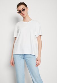 MSCH Copenhagen SMALL LOGO TEE - T-paita - white/lavender