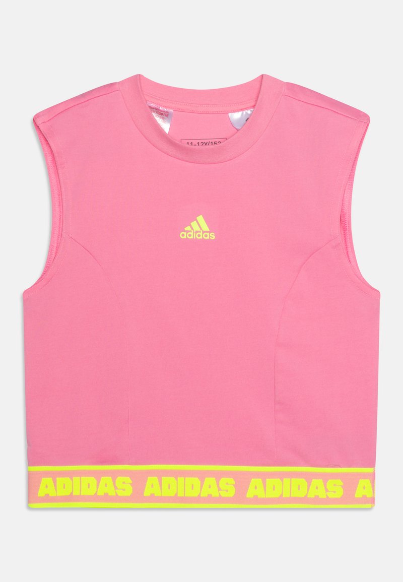 adidas Sportswear Top bliss pink/lucid lemon/pink Zalando.at