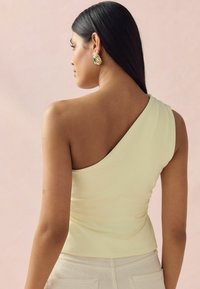 Next ONE SHOULDER RUCHED - Toppi - lemon yellow