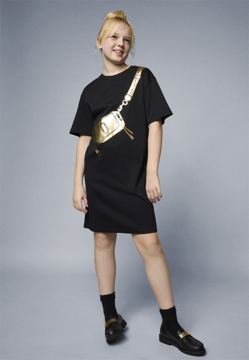 MARC JACOBS KIDS SHORT SLEEVED DRESS - Jersey dress - black - Zalando