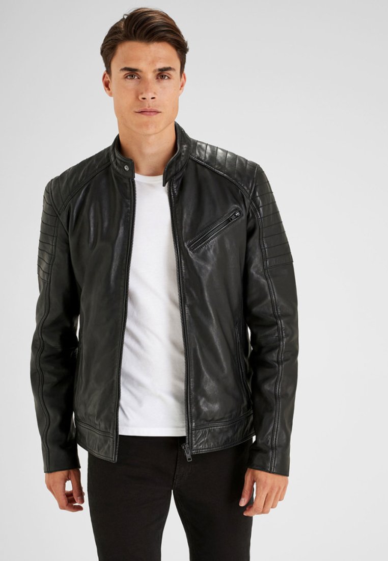 Next SIGNATURE - Leather jacket - black 