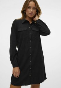 Vero Moda Abito a camicia - black