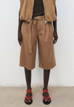 JORTS BELT - Shorts vaqueros - brown