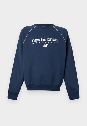 LINEAR GRAPHIC CREW UNISEX - Športni pulover - navy