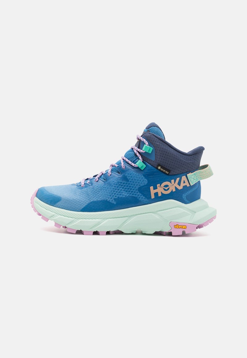HOKA TRAIL CODE GTX - Pārgājienu apavi - foggy night/aqua breeze