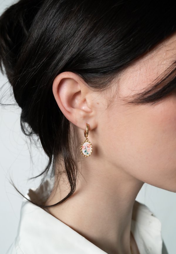 Framed roses - Ohrringe