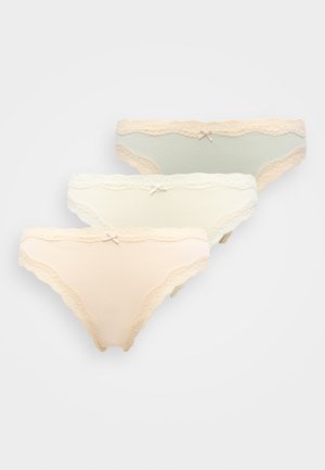 WILMA THONG 3 PACK - G-string tangice - off white