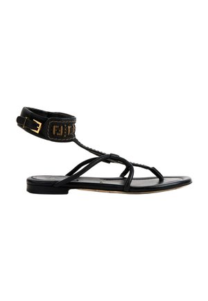 Fendi, Sandales tongs - black  beige