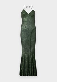 Norma Kamali LOW BACK MERMAID FISHTAIL GOWN - Maxi dress - dark emerald/dark green - Zalando Norma Kamali LOW BACK MERMAID FISHTAIL GOWN - Maxi dress - dark emerald/dark green - Zalando