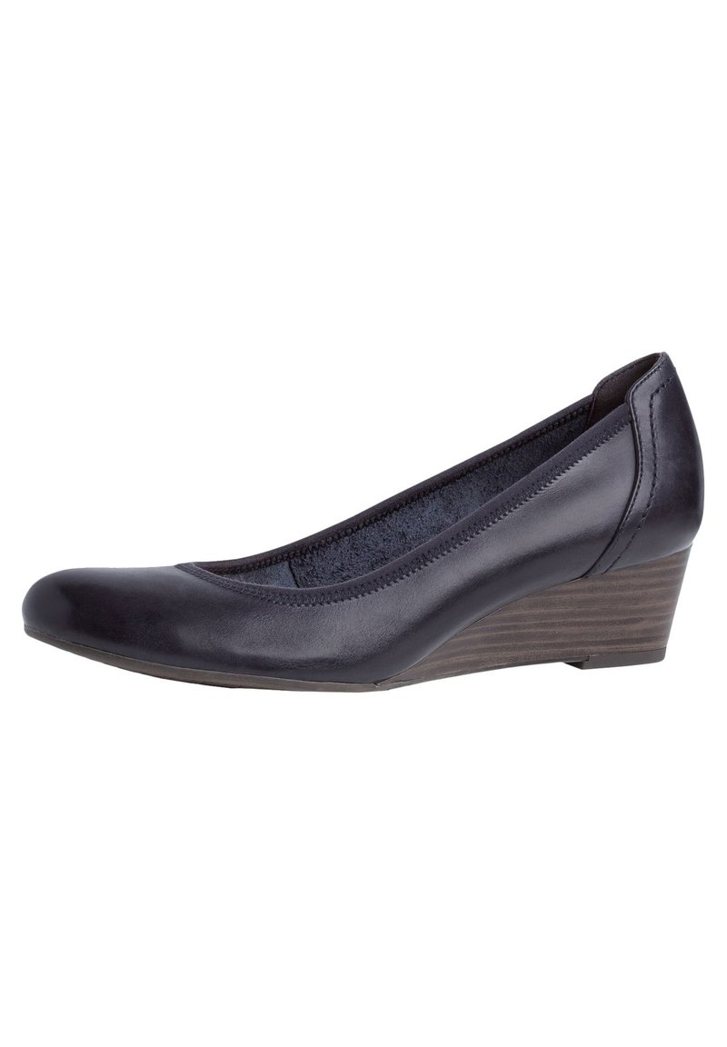 Damen Klassische Pumps | Tamaris Keilpumps navy/blau - RQ46762 Damen Klassische Pumps | Tamaris Keilpumps navy/blau - RQ46762