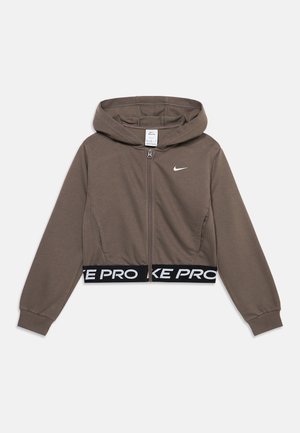 Nike Performance, UNISEX - Sudadera con cremallera - cave stone/black/white