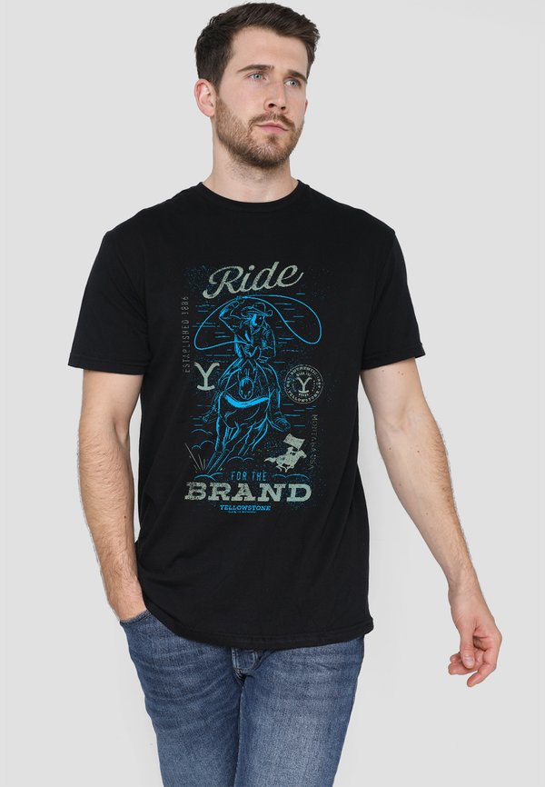 YELLOWSTONE RIDE FOR THE BRAND - T-Shirt print