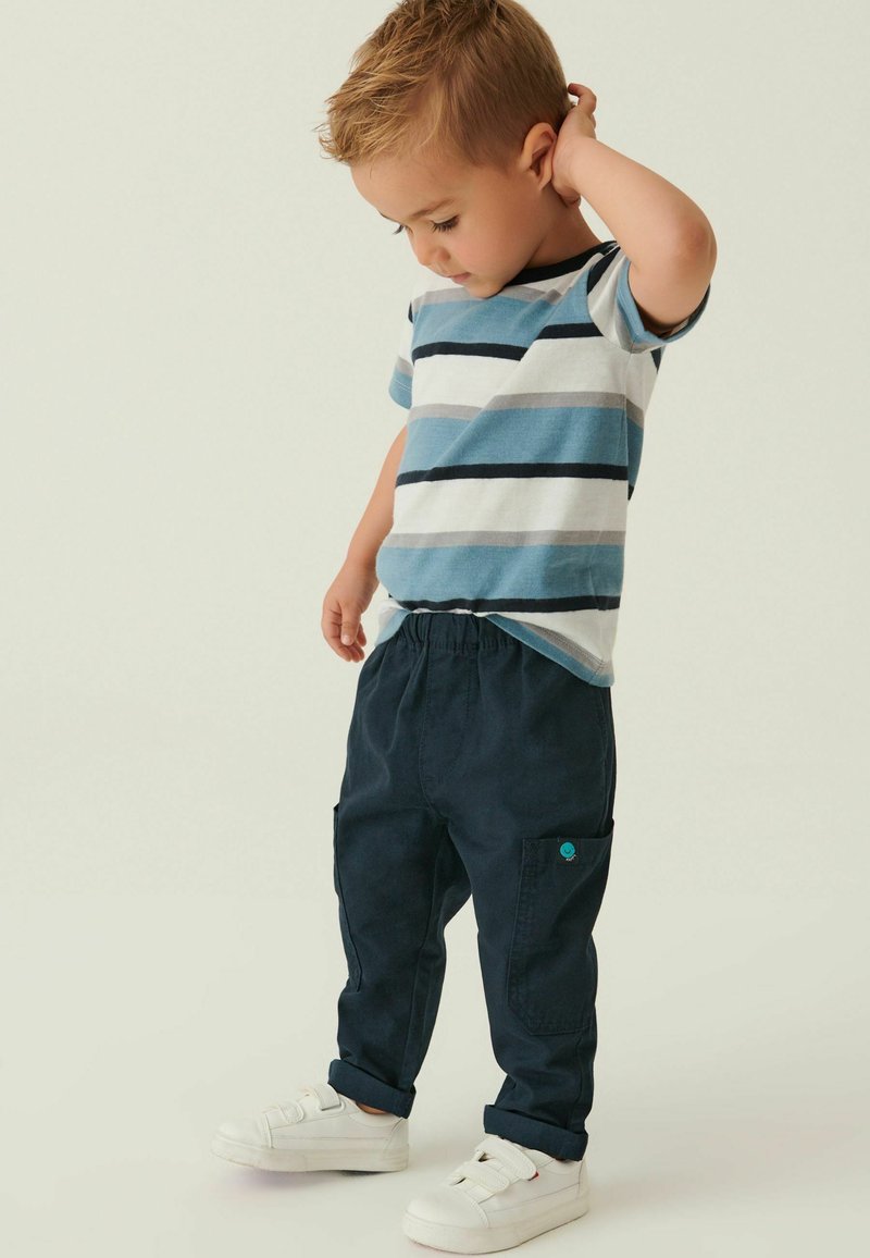 Next SIDE PULL-ON STANDARD - Pantalon classique - navy blue