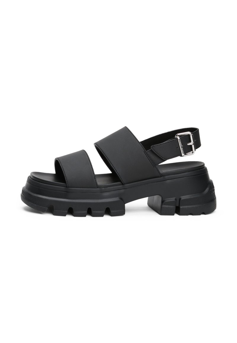 Tommy Jeans Sandalen met plateauzool zwart