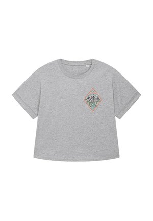 watapparel EXPLORE - Print T-shirt - heather grey