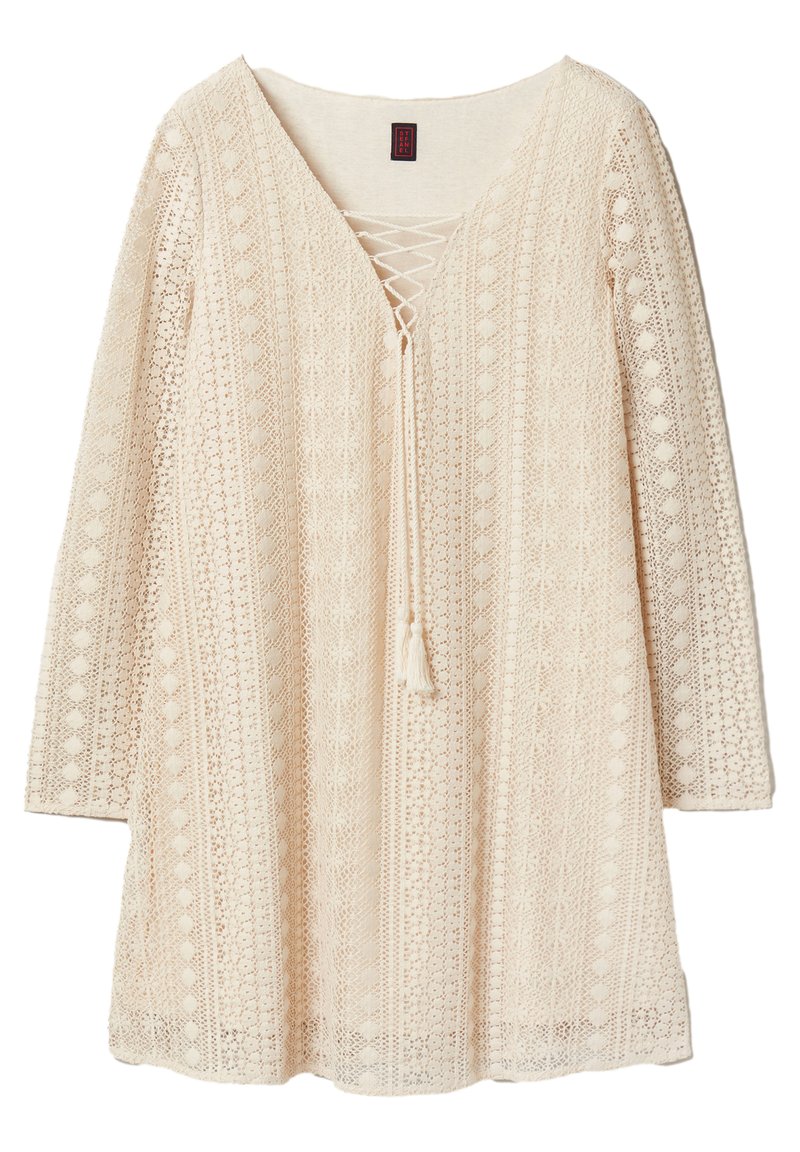 Stefanel Jurk zandkleur Stefanel Jurk zandkleur