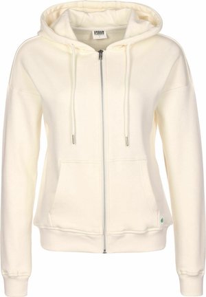 Zip-up sweatshirt - beige