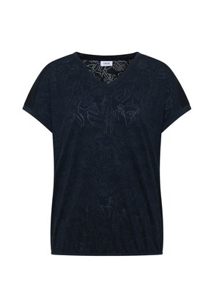 Cecil, T-SHIRT MIT TONALEM AUSBRENNERMUSTER - T-shirt imprimé - universal blue