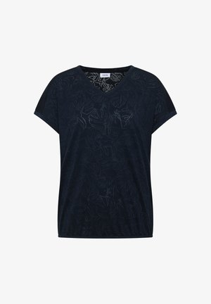Cecil, T-SHIRT MIT TONALEM AUSBRENNERMUSTER - T-shirt con stampa - universal blue