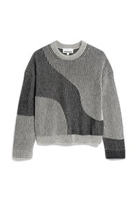 MAYRAA VANISE - Pullover - black-off white