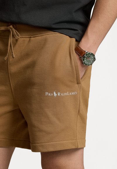 Polo Ralph Lauren 16.5 CM RELAXED FIT LOGO FLEECE SHORT - Treniņtērpa apakšdaļas - rustic tan