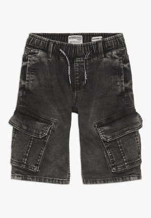 CELDO - Denimshorts - dark grey vintage