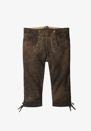 Stockerpoint SUZAN - Lederhose - stein geäscht