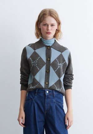 Marc O'Polo DENIM LONGSLEEVE - Gilet - medium blue
