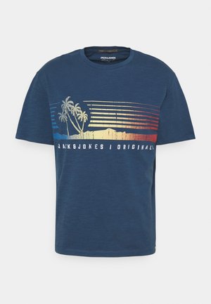 JORLAGUNA TEE CREW NECK - T-shirt con stampa - ensign blue
