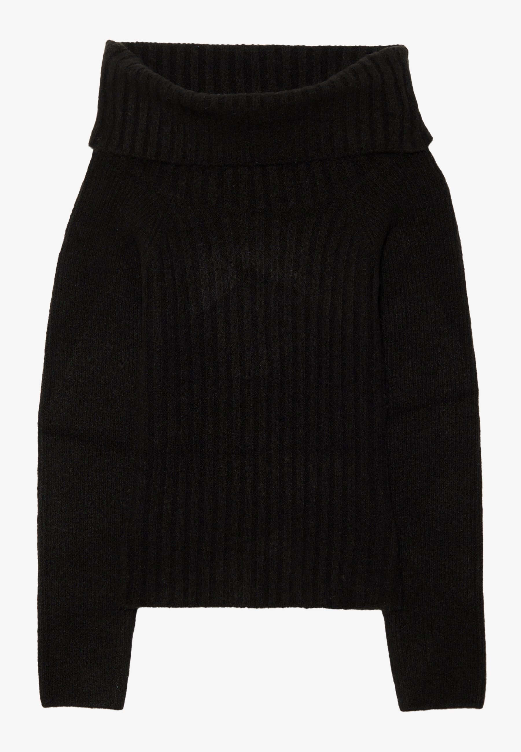 Black knit sweater
