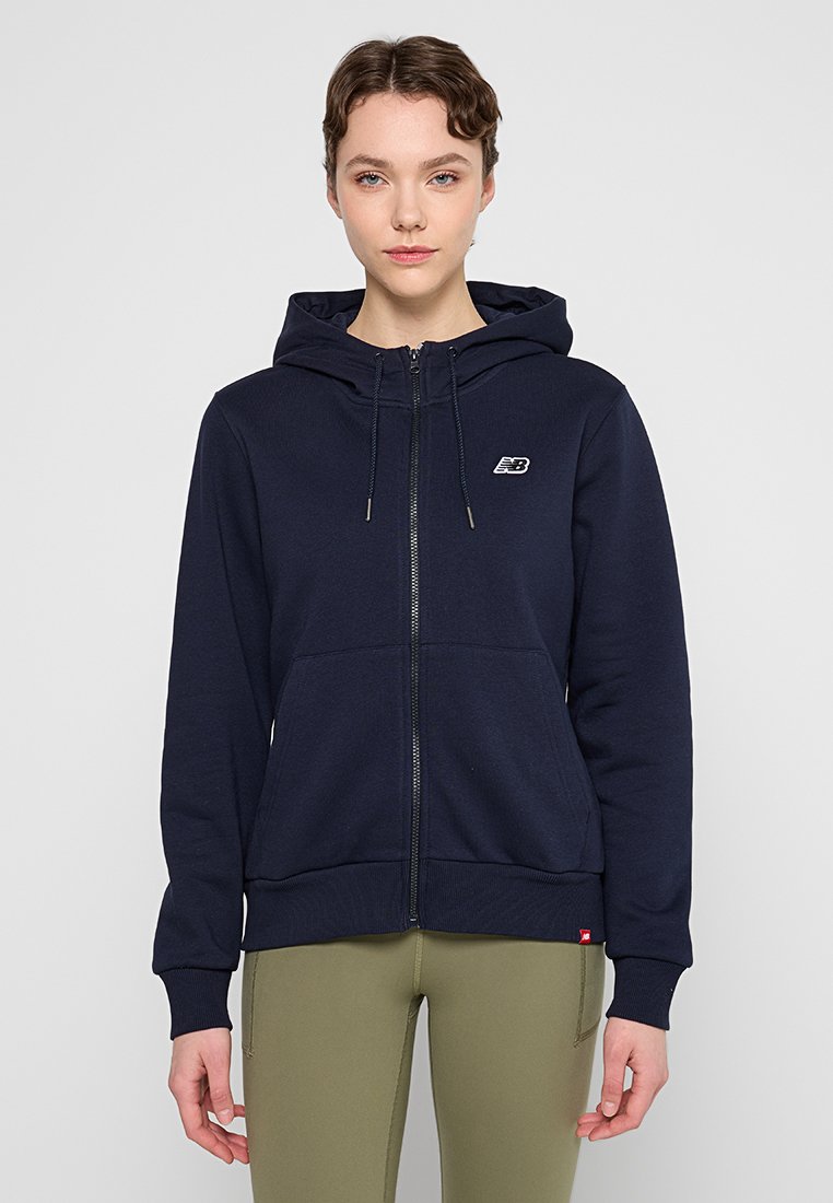 New Balance Sweater met rits donkerblauw