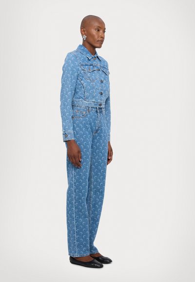MARINE SERRE MOON LASER CROPPED JACKET - Traper jakna - light blue