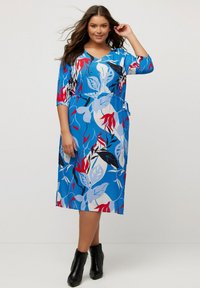 Ulla Popken Freizeitkleid - blue