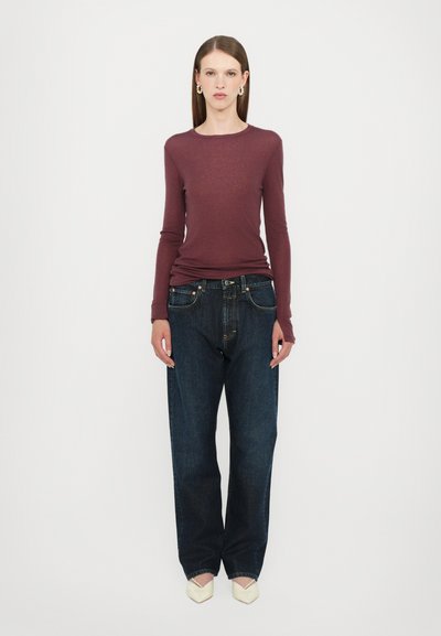 CLOSED LONGSLEEVE - Top s dlhým rukávom - dark raisin red