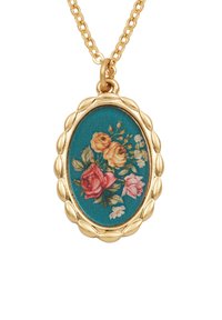 FABLE ENGLAND VINTAGE ROSES FRAMED CHAIN - Collar - gold-coloured
