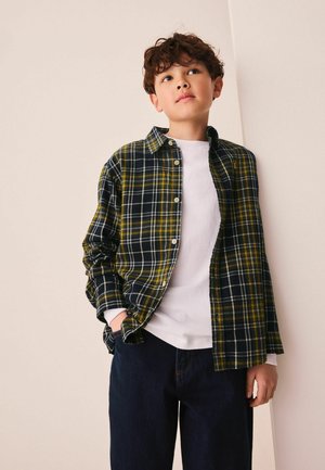 Next, REGULAR FIT - LONG SLEEVE CHECK SHIRT - Chemise - navy yellow check