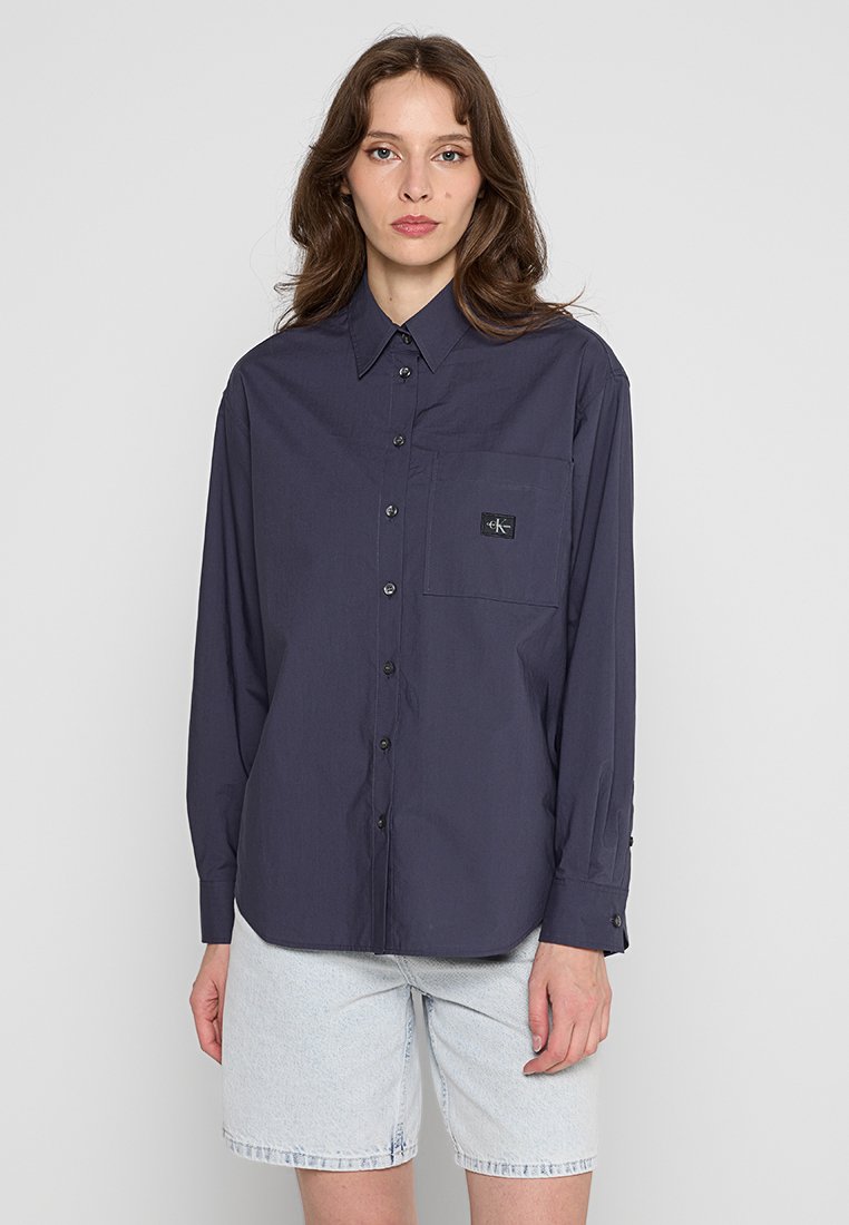 Calvin Klein Jeans Overhemdblouse zwart Calvin Klein Jeans Overhemdblouse zwart