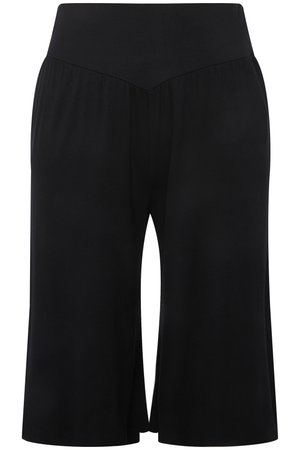 Ulla Popken, WIDE-LEG FLARED BERMUDA SHORTS - Pantalón de pijama