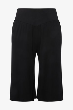 Ulla Popken, WIDE-LEG FLARED BERMUDA SHORTS - Nattøj bukser