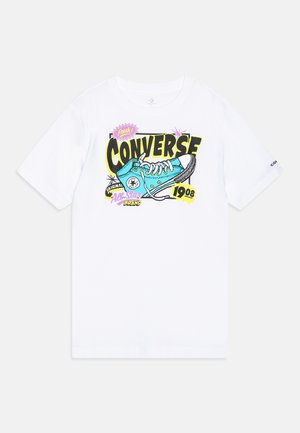 Converse SUN FRESH SNEAKER TEE - T-shirt con stampa - white