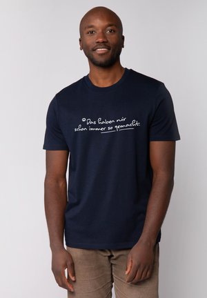 T-shirt print - french navy