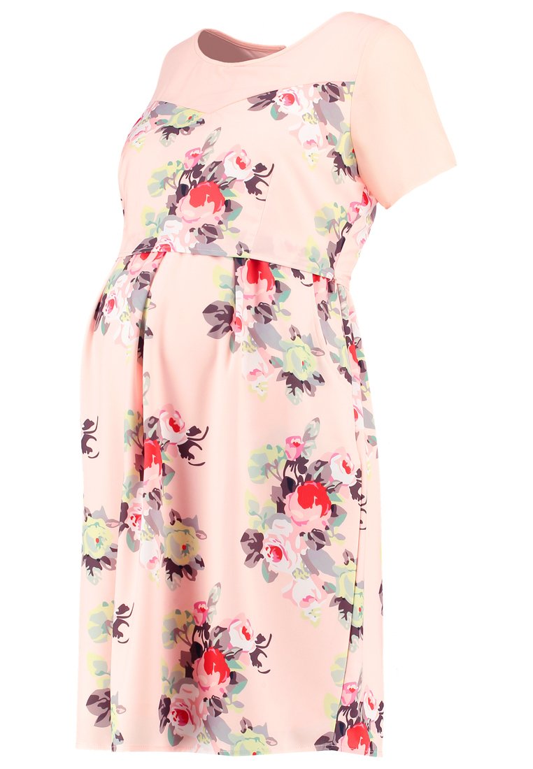 Spring Maternity Jurk zalmroze