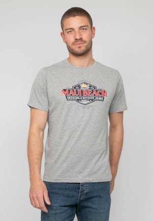 MOTIFS NELIOTE - T-shirt imprimé - gris chiné
