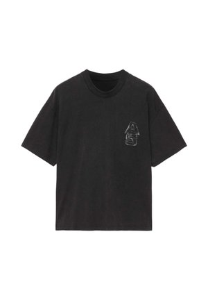 AllSaints, ROLLER SS CREW - T-shirt med print - washed black