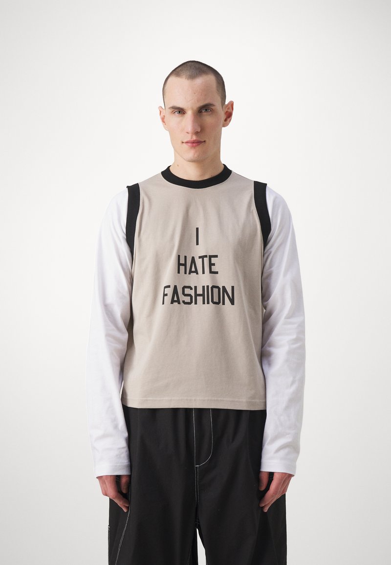 Sunnei I HATE FASHION - Hosszú ujjú felső - white